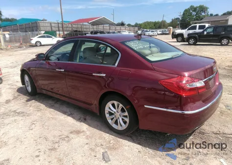 2013 Hyundai Genesis 3.8 from USA, damaged, VIN KMHGC4DD8DU212407